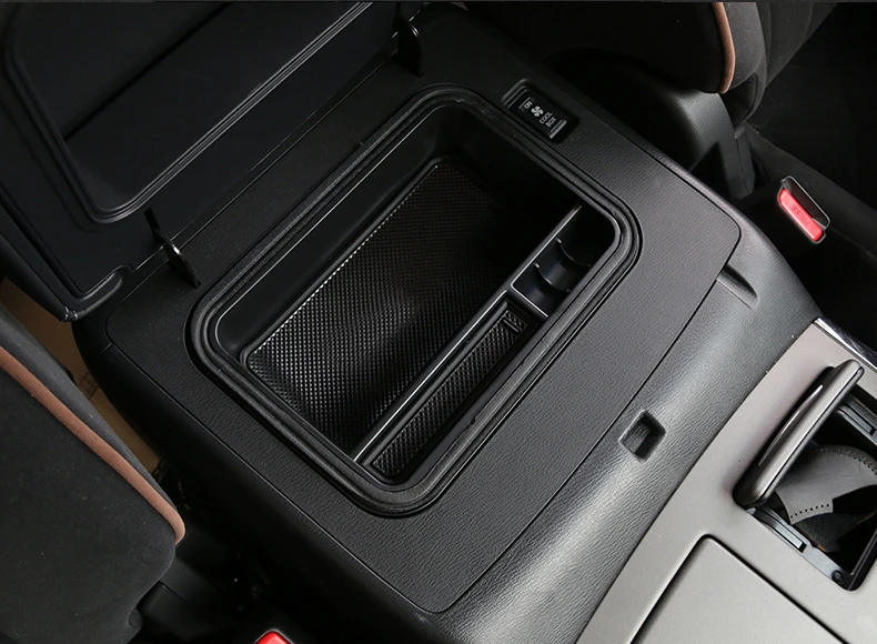

Non-Slip Mat In Central Armrest Container Holder Stowing Box For Nissan Patrol Armada Accessories 2016-2017