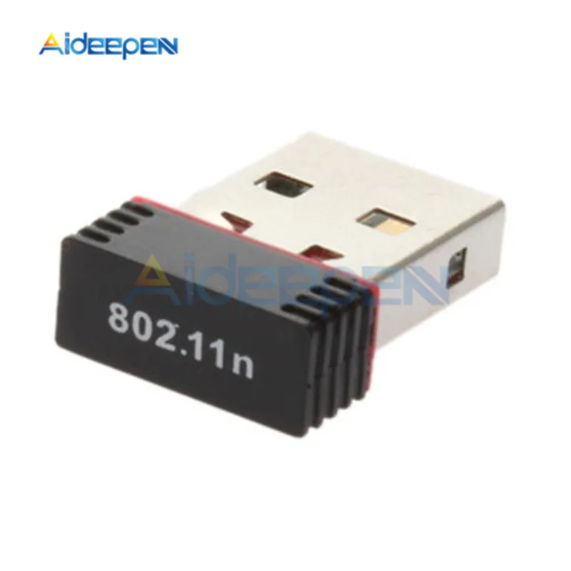 150Mbps Mini USB 2.0 / 1.1 Wifi 2.4 GHz Adaptador 802.11n/g/b para PC Computadora Windows 7 XP Vista Conector LAN de red