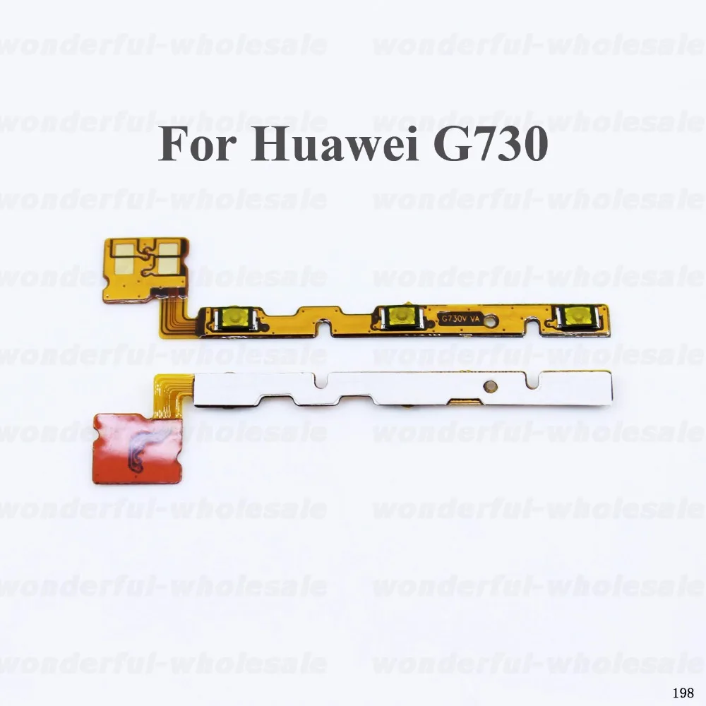 1pcs Power On/Off + Volume Up/Down Button Switch Ribbon Repair Flex Cable For Huawei Ascend G730-C00 G730-T00 G730-U00 G730