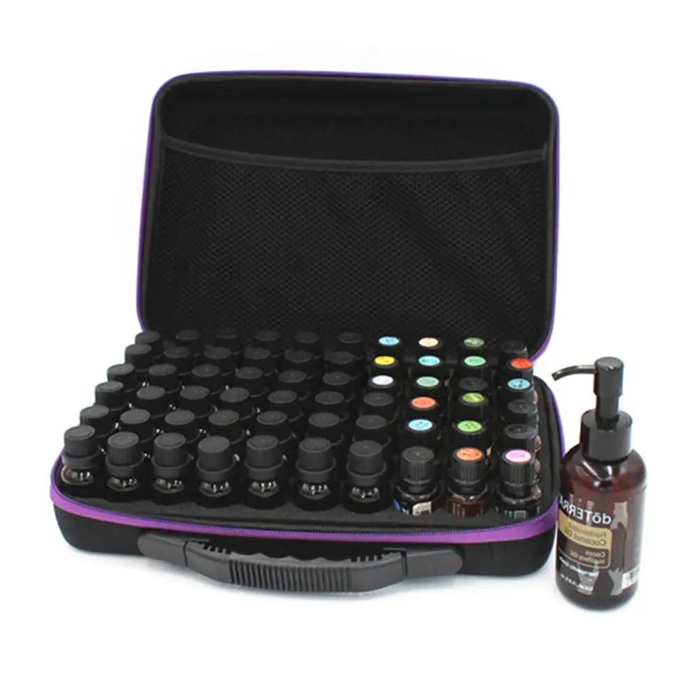 60ขวดน้ำมันหอมระเหย10ML 15ML น้ำหอม Essential Oil กล่องพกพาผู้ถือเล็บกระเป๋า