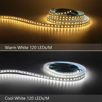 12V LED燈條 SMD 2835 1米 2米 3米 4米 5米 LED燈帶 120LED/米 240LED/米 暖白光 柔性燈條 家居裝飾燈 10 最佳銷售 12伏LED燈條 - №3