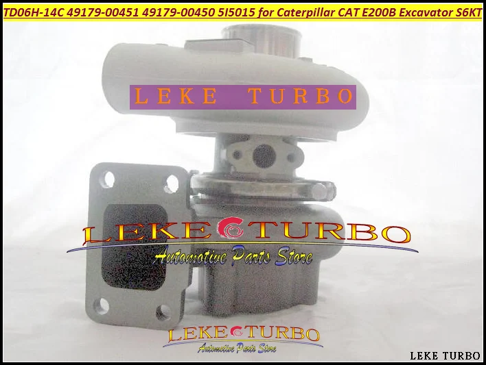 TD06H 49179-00451 49179 00451 49179-00450 5I5015 Turbo Turbocharger For Caterpillar CAT E200B Excavator Earth Moving S6K S6KT