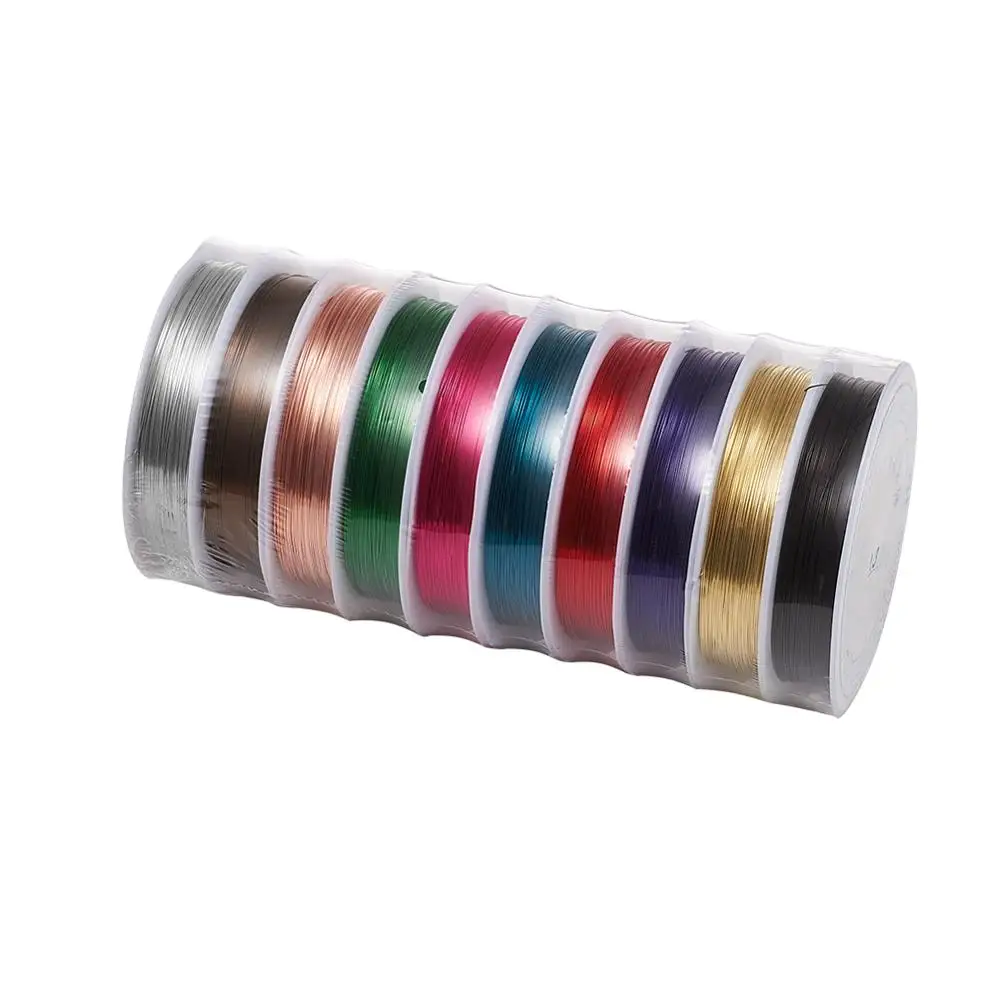 

0.3/0.4/0.5/0.6/1.0mm Copper Wire Jewelry Beading Wrapping Making ,Mixed Color ,Lead Free&Cadmium Free&Nickel Free F75