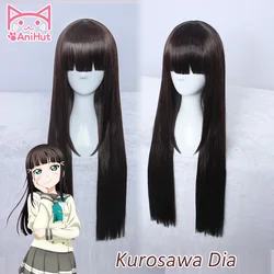 【AniHut】Kurosawa Dia Wig Love live Sunshine Cosplay Wig Brown Black Synthetic Hair Lovelive Sunshine Cosplay Kurosawa Dia