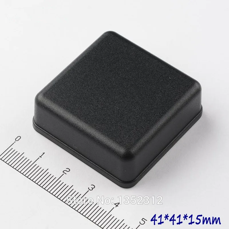 

50 pcs/lot 41*41*15mm plastic enclosure for electronic circuit box abs plastic housing porject box junction case switch box