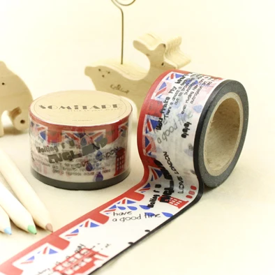 Cinta washi de Japón de alta calidad, cinta washi de 30mm x 10m, bandera de Inglaterra, bricolaje y enmascaramiento, hermosa