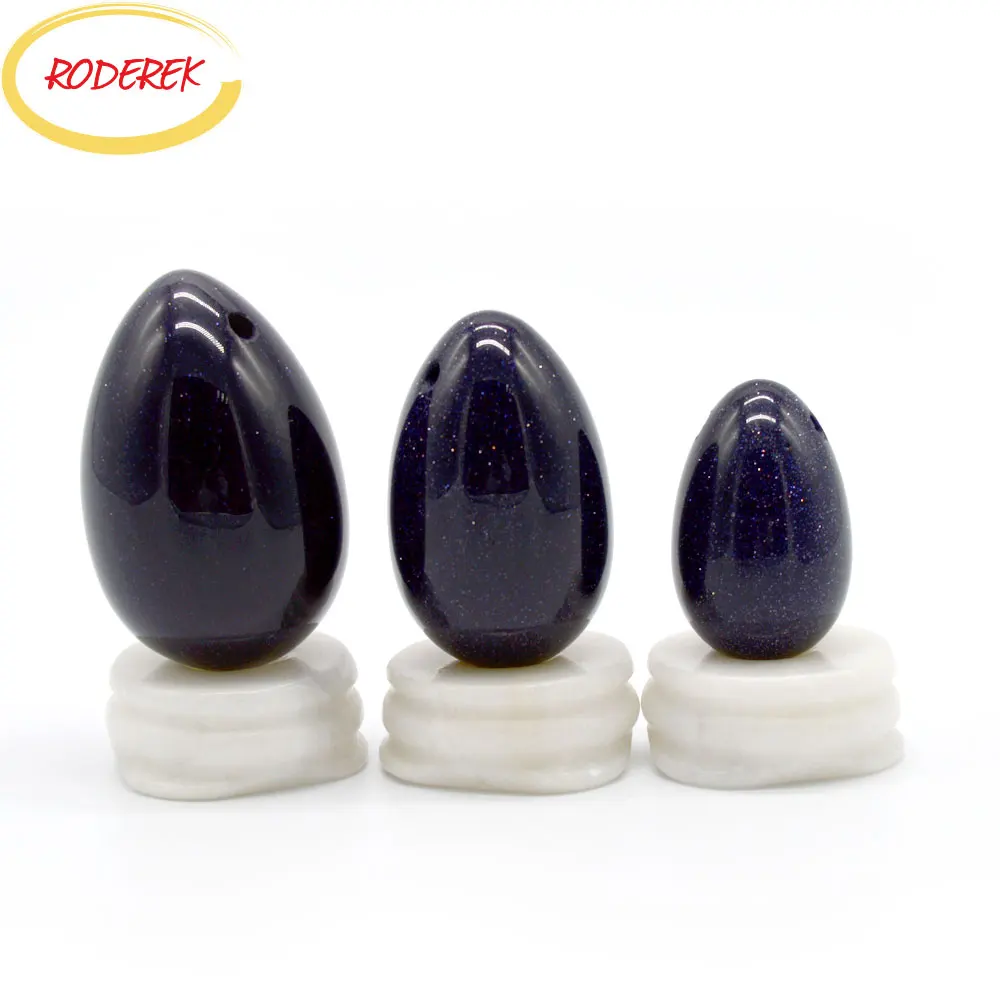 Drilled Jade Yoni Eggs Set For Kegel Jade Egg For Body Massager Natural Stone Massager For Vaginal Exercise