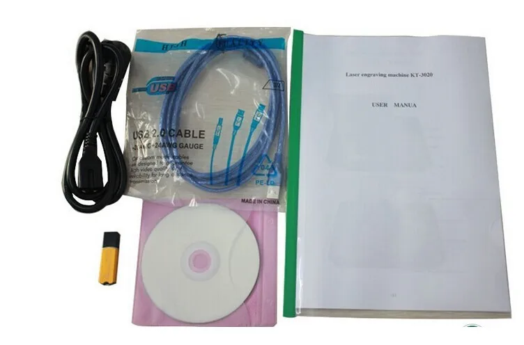 السفينة حرة 40 واط 300x200 مللي متر سطح المكتب Co2 آلة القطع بالليزر الصغيرة باستخدام الحاسب الآلي ل MDF ، الخشب ، الجلود ، الاكريليك الخ. مع دعم USB