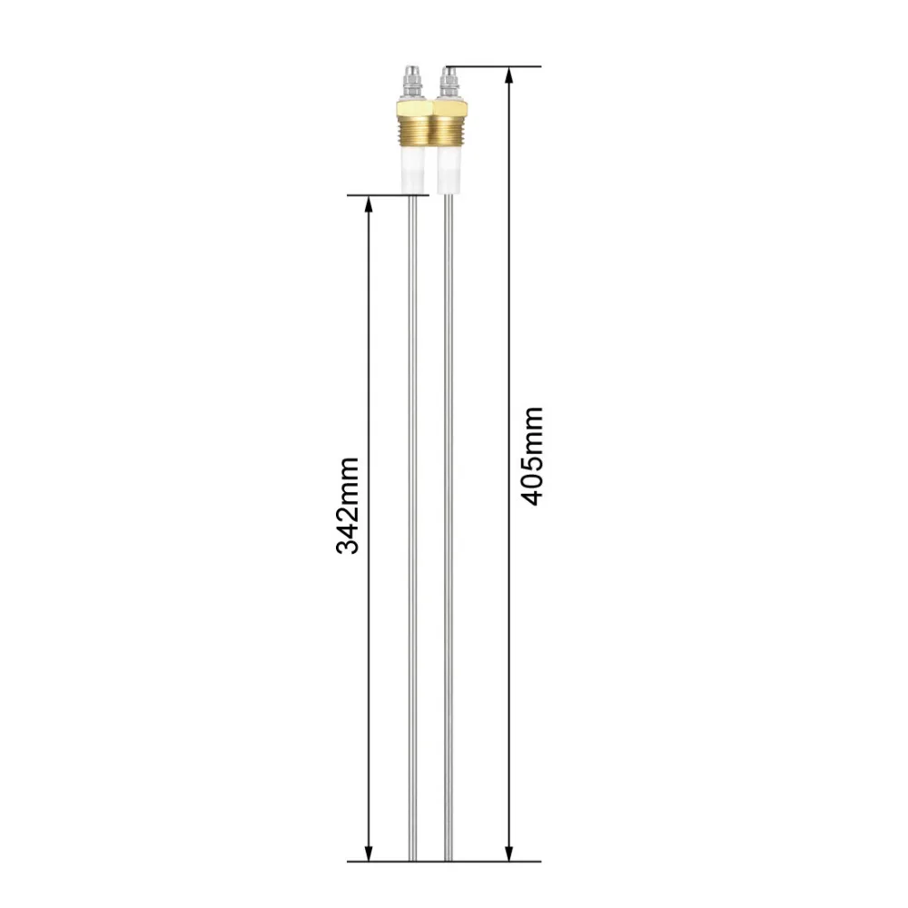 Imagem -05 - Uxcell G1inch Linha de Nível de Água 3-pin Sonda Eletrodo para Caldeira a Vapor Indicador de Líquido Piscina Menos do Que 200 Grau