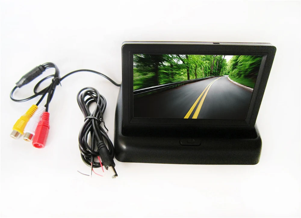 Universal Waterproof Car Rear View Camera High-definition 150 Degree Viewing Angle ,with 4.3 Inch Foldable monitor