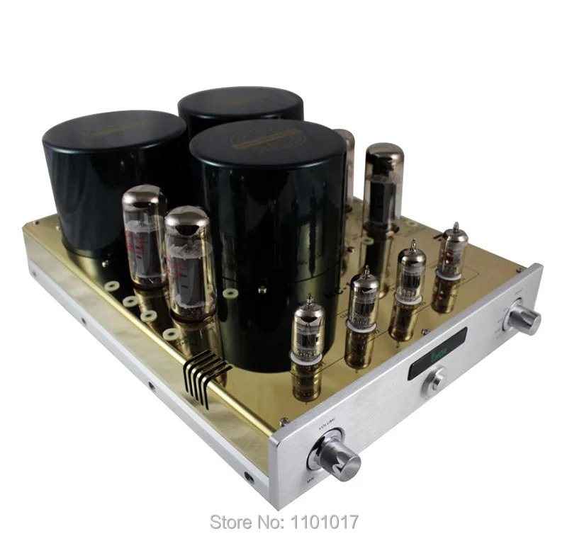 YAQIN MC-10T EL34 Vacuum Tube Push Pull Integrated Amplifier HIFI EXQUIS lamp amp with 12AX7 pre-amp