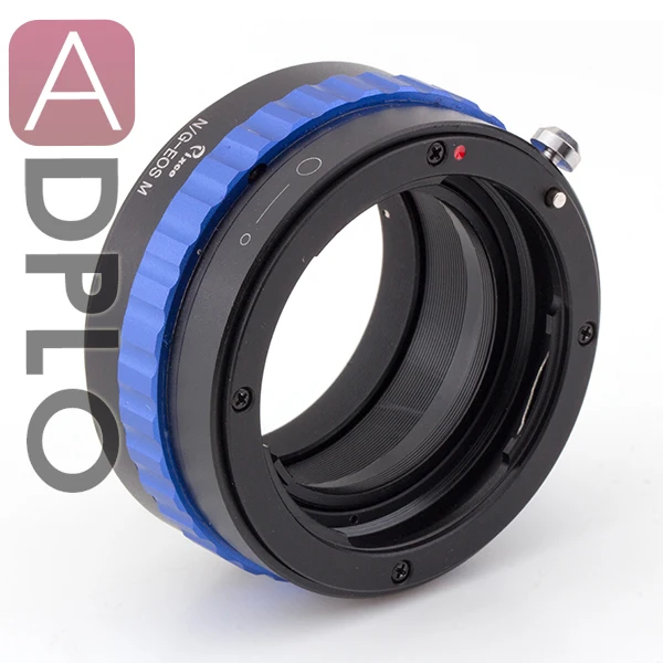 PRO Lens Adapter Suit For Ni.kon G to Ca.non EO.S M Camera(Blue)