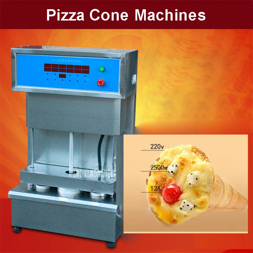 SC-III Single temperature control Pizza cones Machine 2500W Power Stainless steel Sweet Pizza cone molding machine 110V/220V