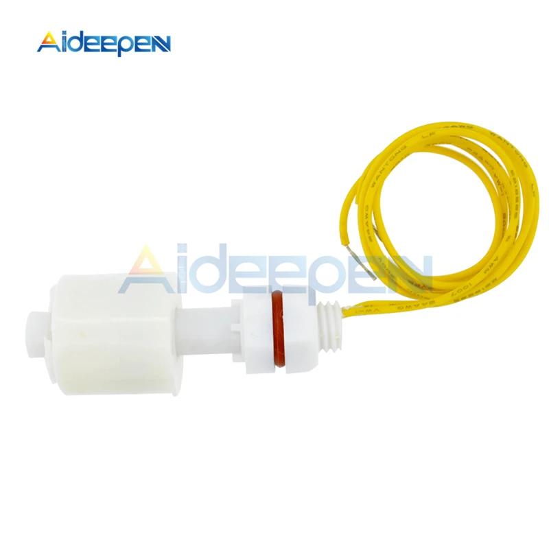 52mm PP Liquid Water Level Sensor Horizontal Float Switch Down P45 Low Pressure Float Switch For Fish Tank Switchs Sensors