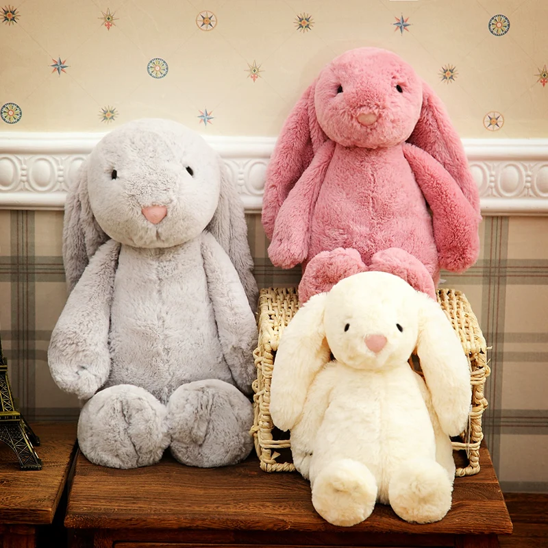 Lovely Sweet Plush Rabbit Cushion for Children, Lovely Sleep Cushion, Christmas Day Gift, Creative Long, Wholesale, FG249, 28, 3