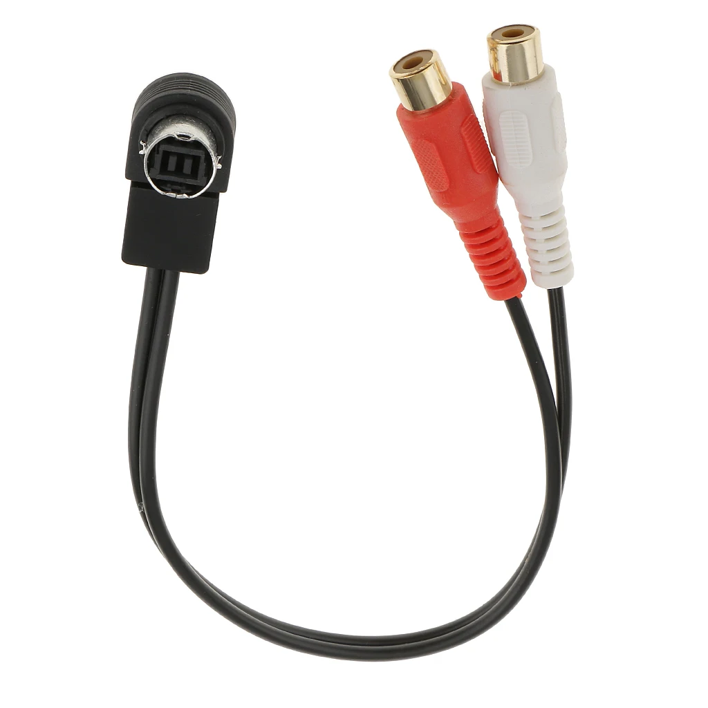 Car Accessory Aux Input Cable For ALPINE KCA-121B AI-NET RCA Auxiliary Cord Connect an auxiliray audio source