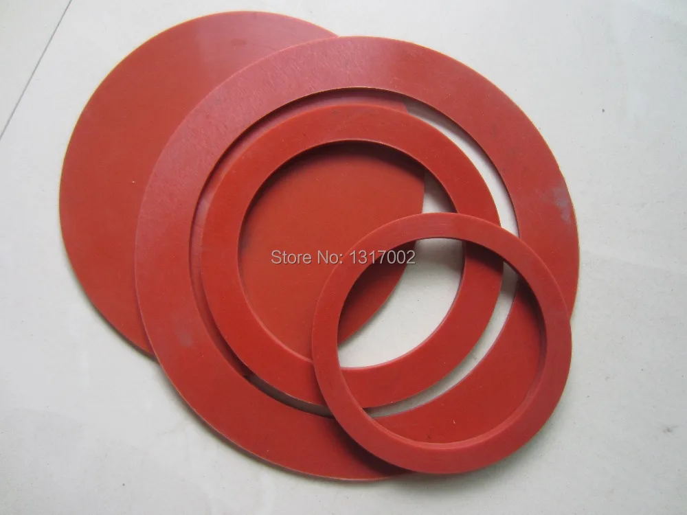 4pcs/set Kaya Casting Machine Rubber Gauge Circle A Set Of Casting Gasket Casting Machine Jewelry Making Tools & Equipment