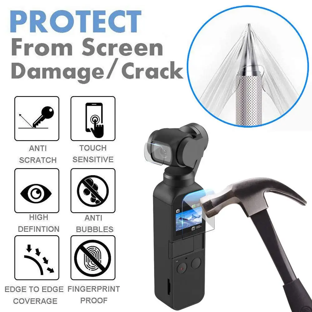 สำหรับ DJI Osmo กระเป๋าอุปกรณ์ป้องกันหน้าจอเลนส์ป้องกันเลนส์ Gimbal Accesorios สำหรับ DJI Osmo กระเป๋า