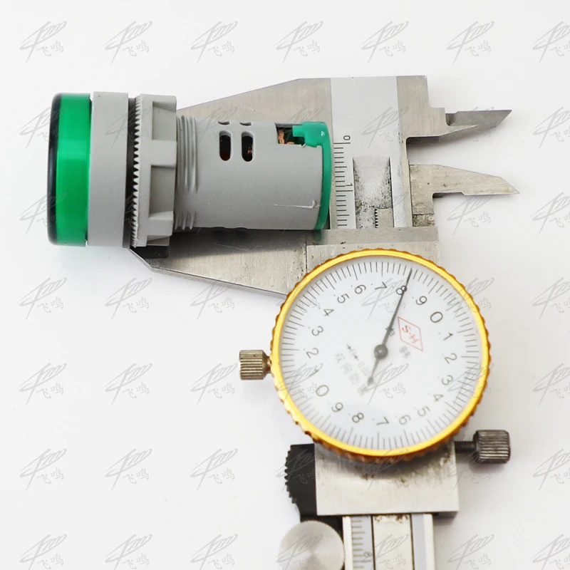 22Mm Ac 60-500V Led Voltmeter Voltage Meter Indicator Pilot Light Rood Geel Groen Wit Blauw