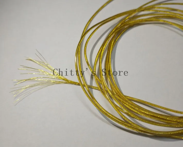 7N đơn tinh thể đồng mạ bạc sau đó mạ vàng 19core * 0.08 50 mét