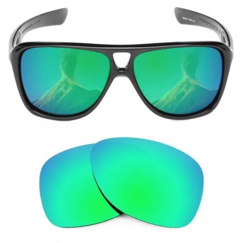 SNARK POLARIZED Replacement Lenses for Oakley Dispatch 2 Sunglasses Emerald Green