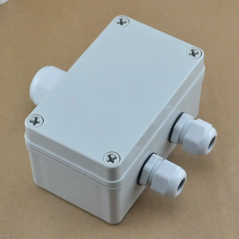 IP65 Waterproof Cable Junction Box  80*130*70mm with UK2.5B Din Rail Terminal Blocks Set