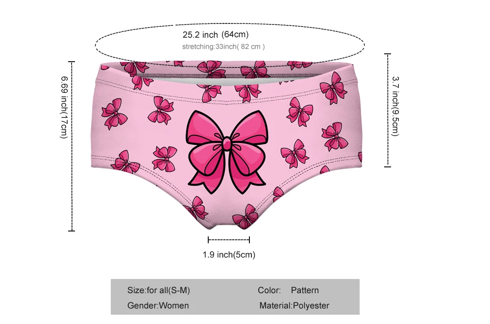 daddy good girl Sexy Panties 2016 hot sale 3D Printed womens underwear lingerie femme braguitas mujer