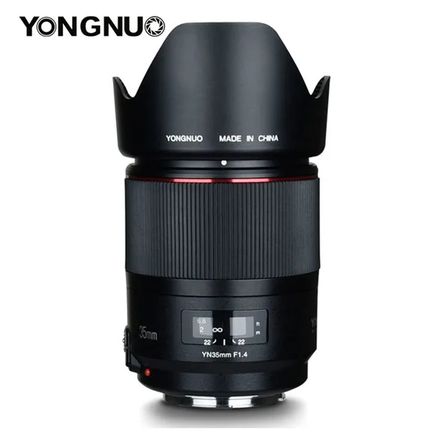 YONGNUO YN35mm F1.4 Wide-Angle Prime Full Frame AF MF Lens for Canon 6D 5D MARK IV 6D MARK II T6 750D 70D 7D 80D 650D Camera