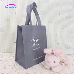 Hand Handle Non Woven Bag with Custom Printed Logo Shopping Gift