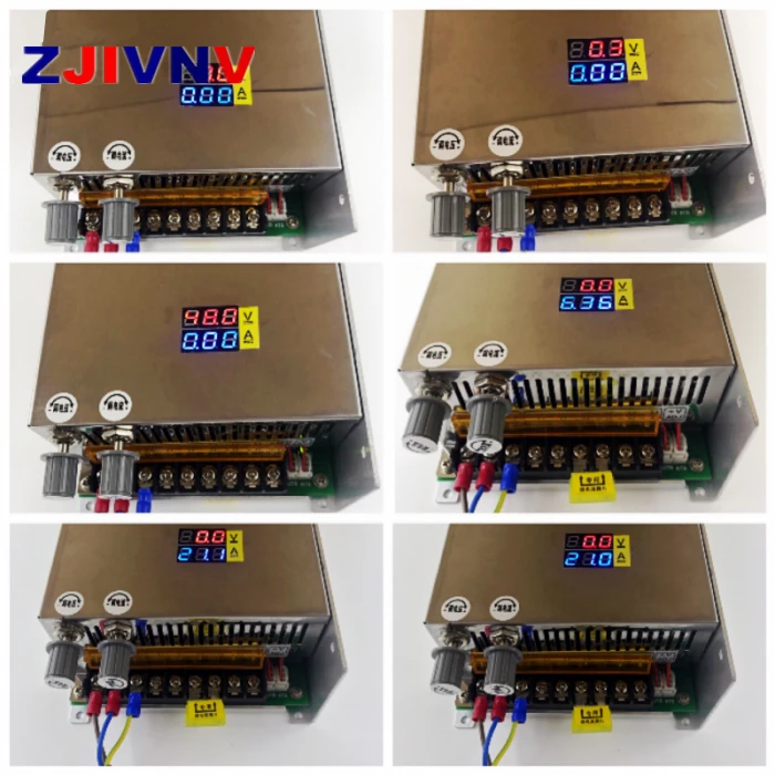 1000W switching power supply 0-12v 24V  36V 48V 60v 80v 120v 220V Adjustable DC output voltage and current stabilization Digital