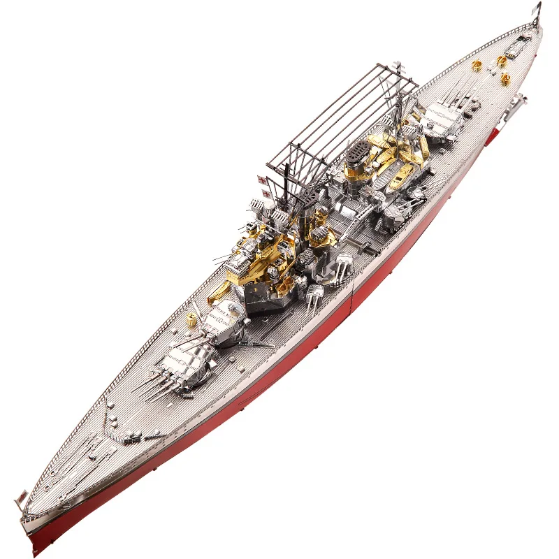 2018 Piececool boat models Figure Toy 3D Metal Nano Puzzle HMS PRINCE OF WALES Kits DIY 3D Laser Cutting Models Jigsaw Toys