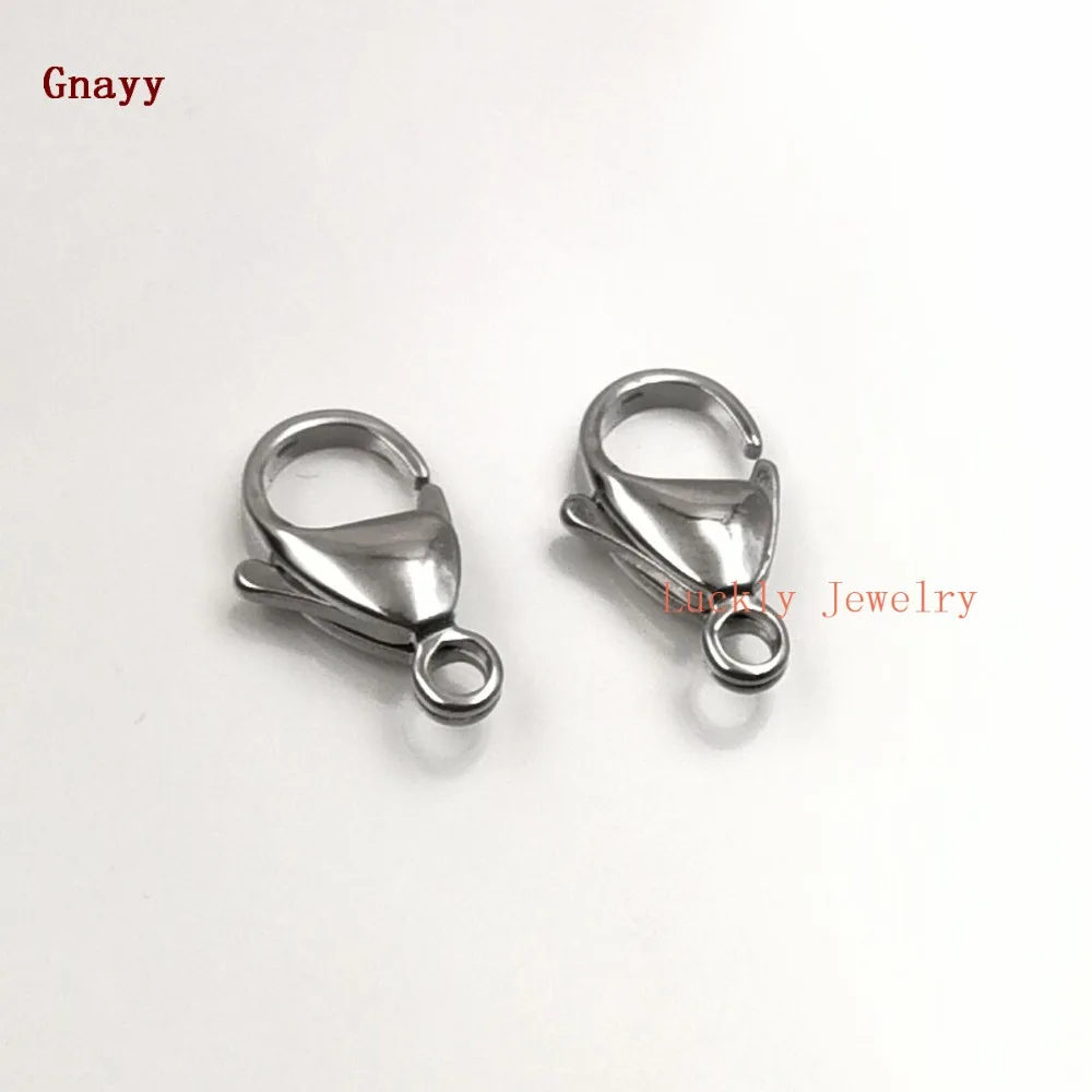 Set of 9mm/10mm/12mm/13mm/15mm Stainless steel Lobster Clasp PKG OF 20 & 40pcs Jump Ring Set  Finding Jewelry