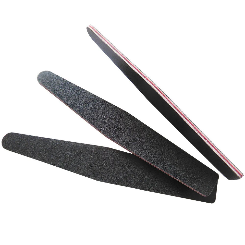 5 PCS / Lot black nail file - 100/180  diamond nail file profressional nail file