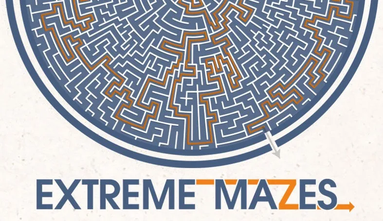 Extreme Maze Challenges to Complete and Color Book Memory Attention Potential development Coloring Book