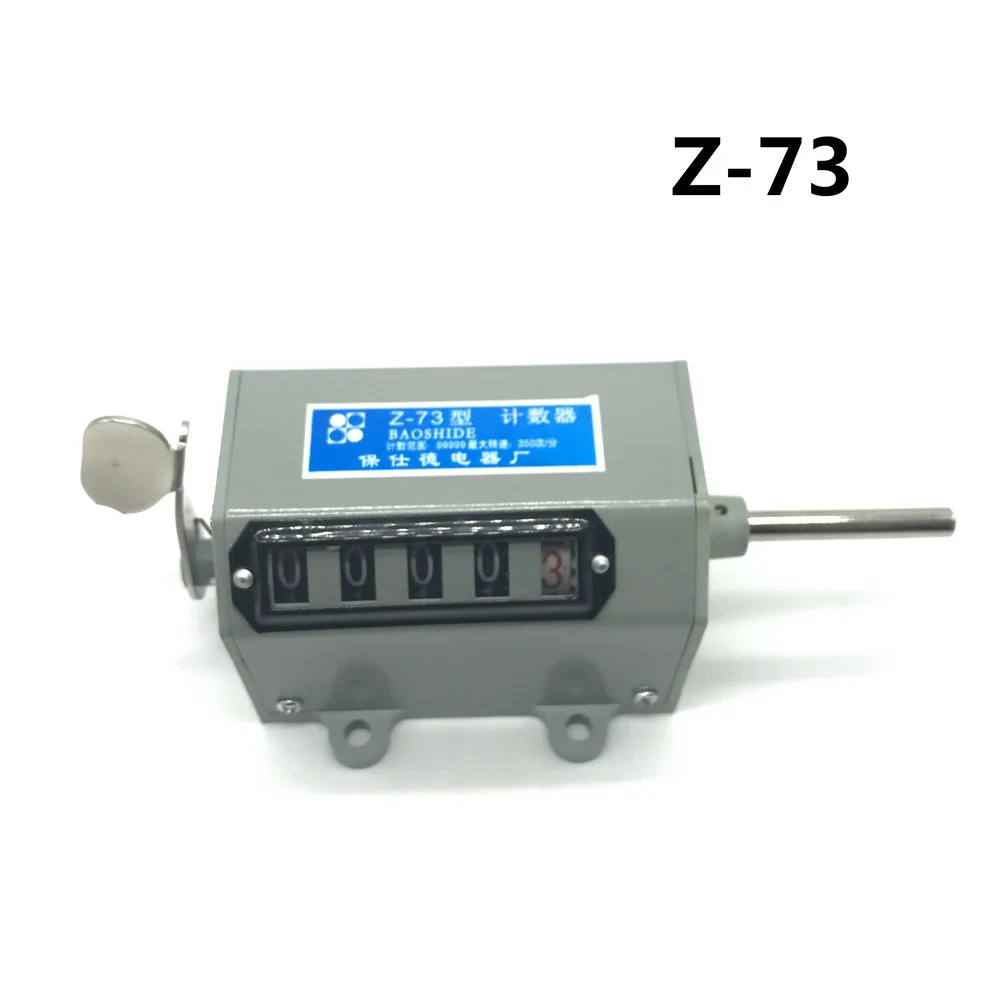 Pull Push Hand Counter Meter Tachometer Z-73 z73 Rotate Industry Cable Counter Mechanical Counter Meter