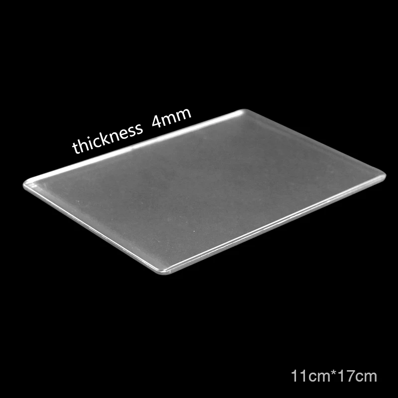 Transparency 3mm/4mm/5mm machine Accessories for DIY Scrapbooking Clear Stamps photo album Decorative Card