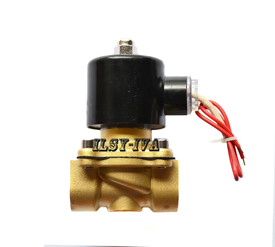 AC220V DN32 brass Solenoid valve,Normally Closed 2 Way Gas Water Pneumatic Electric Solenoid Valve