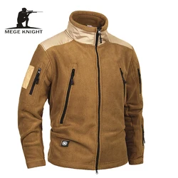 Mege-chaqueta y abrigo de lana para hombre, ropa militar táctica del ejército, a prueba de viento, abrigo militar cálido para invierno