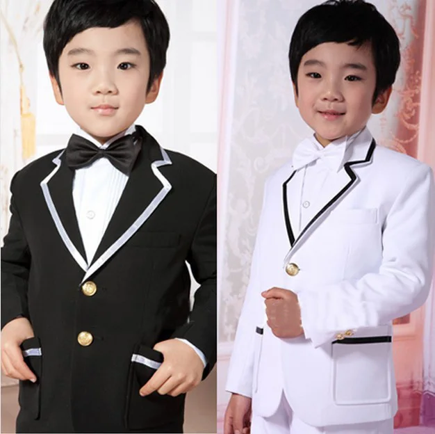 Boy's Suit/Free shipping/Top selling/Boys' Attire/Custom made cheap black white Special Occasion Clothes Kid tuxedos