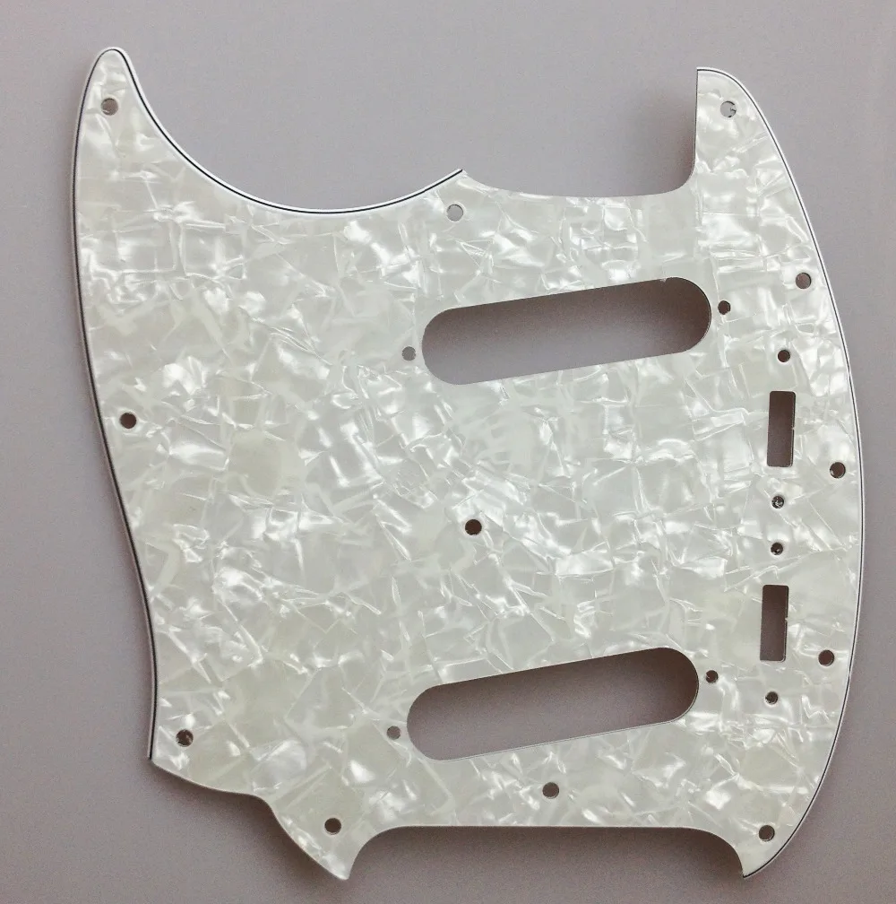 Pleroo Custom Guitar Pickgaurd Scratch Plate - For US Left Hand Mustang Guitar Pickguard Scratch Plate Multi Color Choice