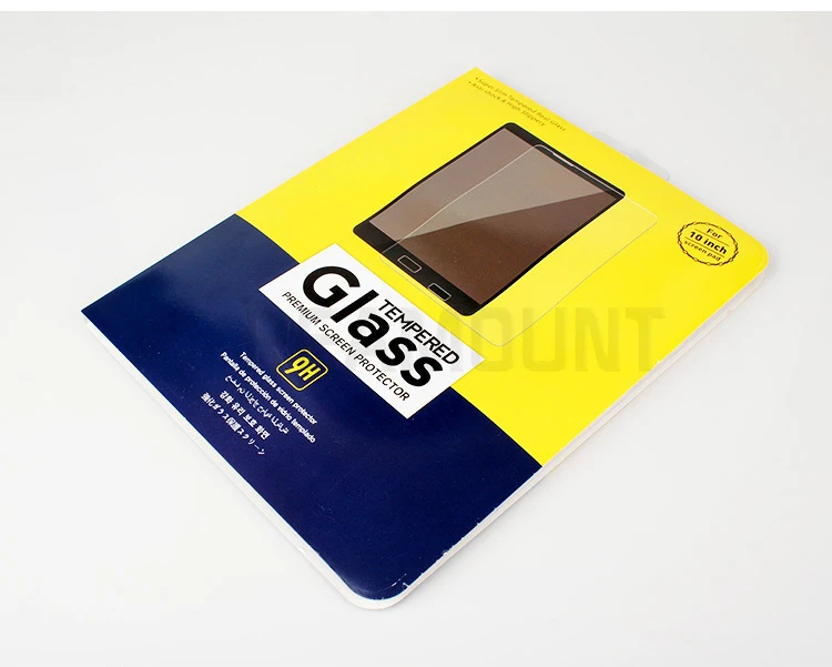 100 pcs Wholesale NEW Paper Packaging Box for Tempered Glass Screen Protector Retail 8inch Packaging BOX with Hang Hole