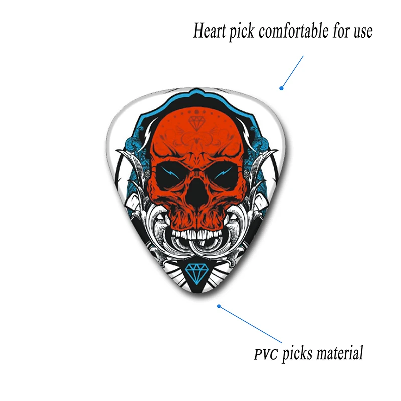 SOACH 10 guitar skull thickness 0.71mm 1.00mm 0.46 celluloid and random guitar section