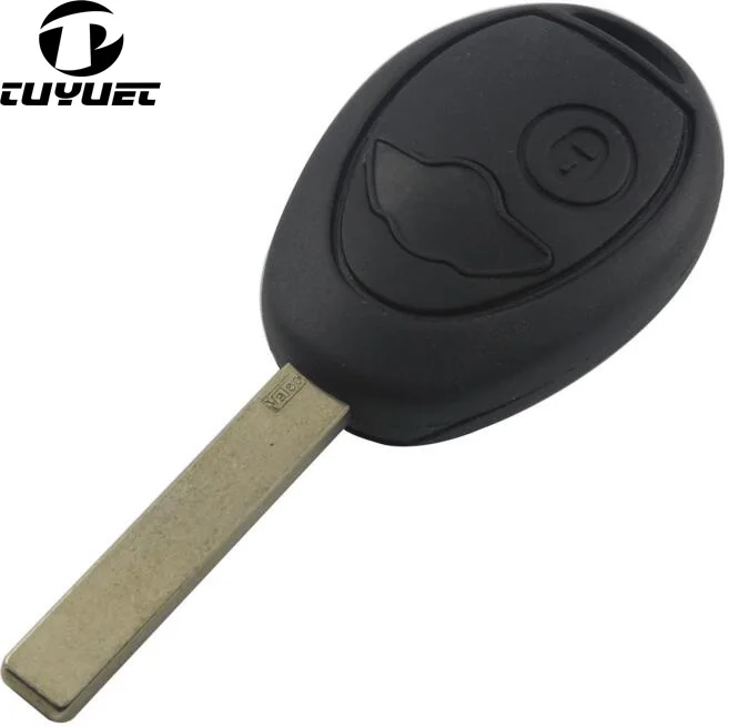 2 Buttons Uncut Blade Remote Car Key Case Shell Fob Key Cover for BMW mini Cooper R50 R53