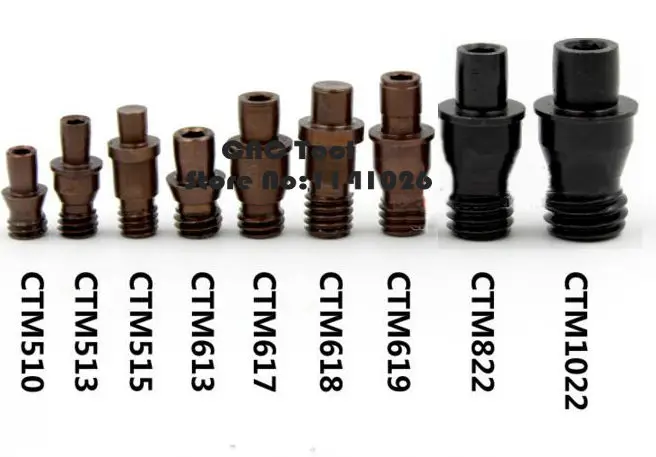 10 sztuk CTM510 CTM513 CTM515 CTM613 CTM617 CTM618 CTM619 CTM822 CTM1022 tokarka CNC narzędzia środkowy pin Arbor akcesoria śruby kołki