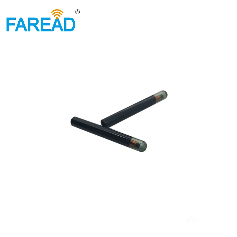 134.2KHZ/125KHz ISO11784/5 Tubo de vidro RFID 4*23mm EM4305 com microchip de transpondores de protocolo EM4100