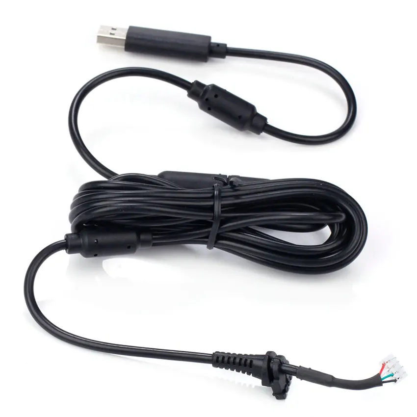 YuXi USB 4Pin Line Cord Cable + Breakaway Adapter Replacement Fit For Xbox 360 Wired Controller