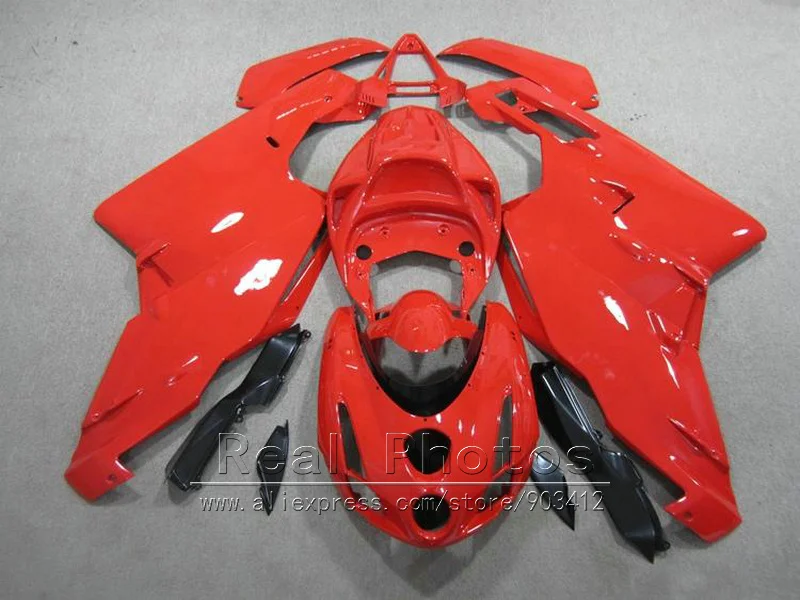 lower price injection molded fairing kit for Ducati 749 999 03 04 red fairings set 749 999 2003 2004 HR36