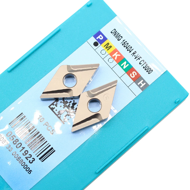 Ferramentas de torneamento externo, ferramentas de torneamento externo dnmg150404 r vf ct3000, inserção de metal duro de inserção de torno tokarnyy com 10 peças