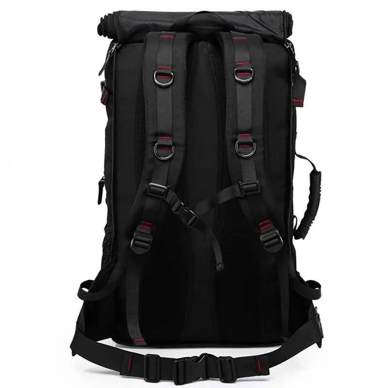 40L 50L Outdoor Large Capacity Waterproof Hiking Backpack Men Women Climbing Sports Travel Luggage Bag Oxford Wearproof Rucksack