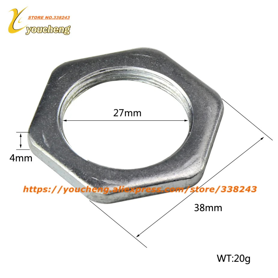 Lock Nut GY6 125 150cc Clutch Pulley Driven Wheel Repair Scooter Engine Parts 152MI 157QMJ Mope Wholesale 125LXKLM